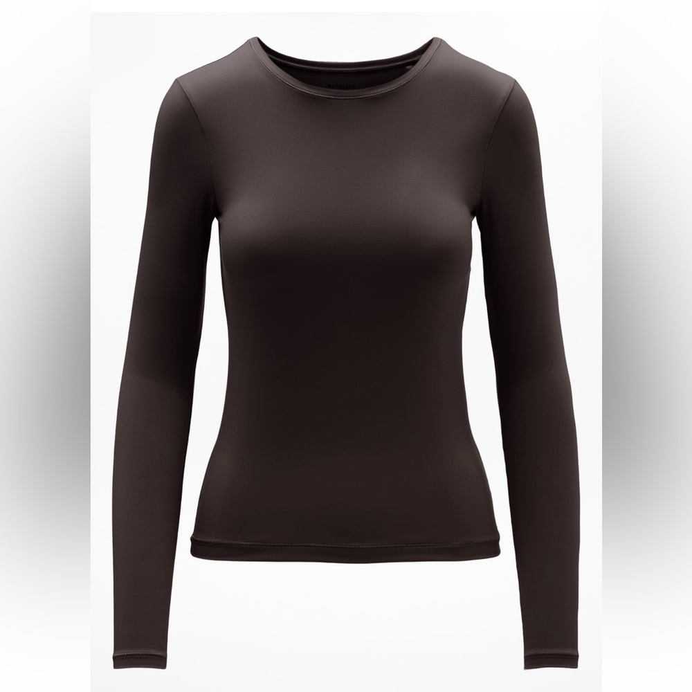 Athleta Body Move Crew Neck - Truffle - Large